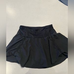 Athletic skirt with built in shorts